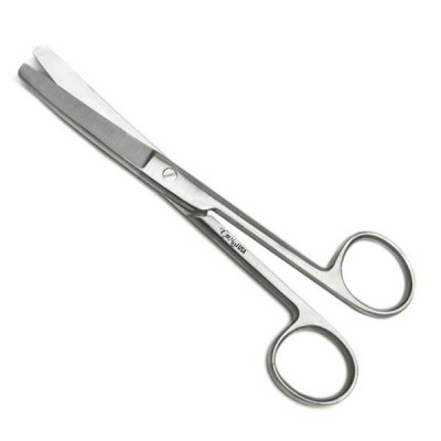 Operating Scissors Blunt Blunt Curved 4 1/2 inch