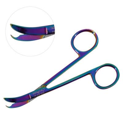 Northbent Stitch Scissors 4 1/2 inch Rainbow Coated