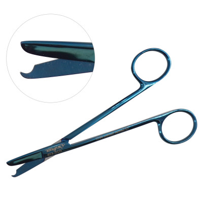 Littauer Stitch Scissors 5 1/2 inch Blue Coated