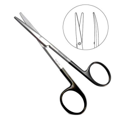 Strabismus Scissors 4 1/2 inch Straight Supercut