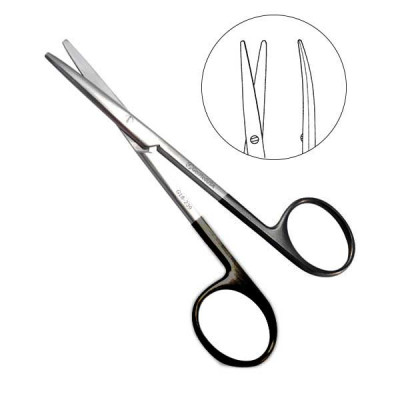Strabismus Scissors 4 1/2 inch Curved Supercut