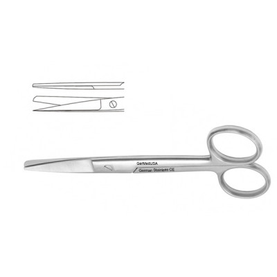 Canine Ear Cropping Scissors - Straight Sharp / Blunt