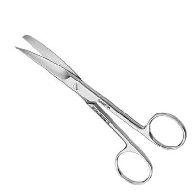 Canine Ear Cropping Scissors - Curved Sharp / Blunt