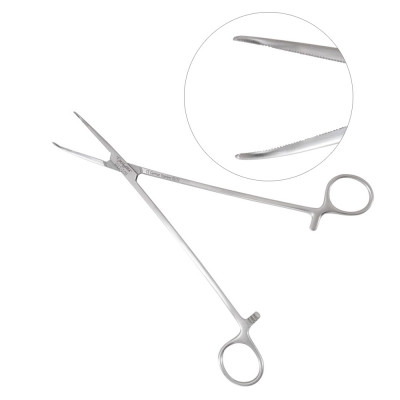 Mixter Hemostatic Forceps 9 inch Fully Curved Serrated