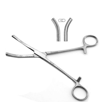 Ferguson Angiotribe Forceps Curved 6 1/2 inch