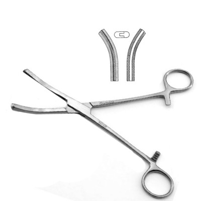 Ferguson Angiotribe Forceps Curved 7 1/2 inch