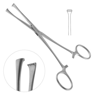 Lockwood Tissue Forceps 7 3/4, Surgical