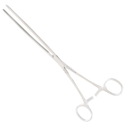 Scudder Intestinal Forceps 9 1/2 inch Straight Smooth Solid Blades