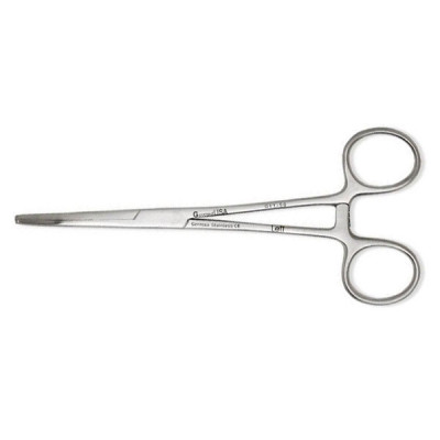 Rochester Carmalt Forceps, 6 1/4 inch, Curved, Left Hand