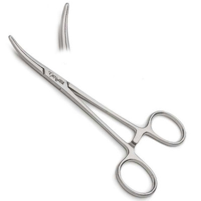 Baby Crile Forceps Curved 5 1/2 inch - Delicate