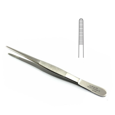 Dressing Forceps 8 inch Serrated