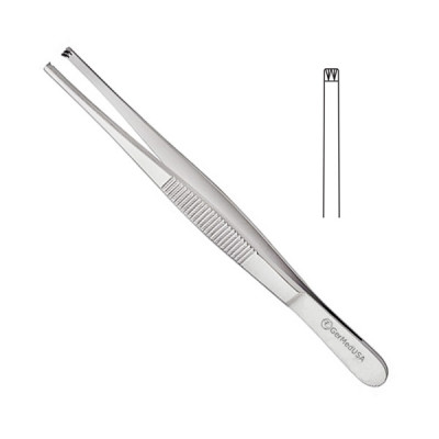 Kelly Tissue Forceps  2x3 Teeth  9 inch