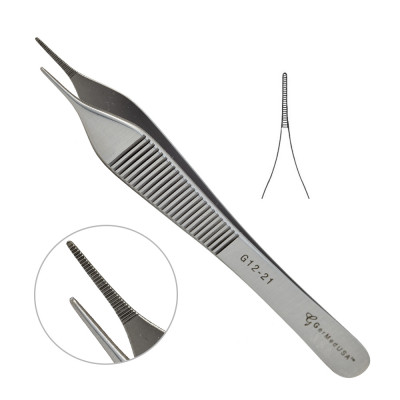 Adson Dressing Forceps 4 3/4 inch Serrated Delicate Jaws