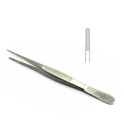Dressing Forceps 4 1/2 inch Serrated