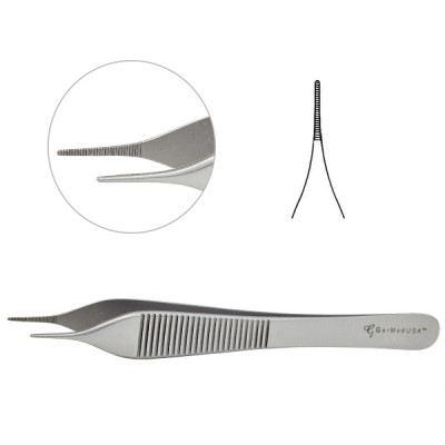 Adson Forceps 4 3/4 inch Micro with Serrations