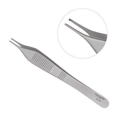 Adson Forceps 4 3/4 inch Micro with 1x2 Teeth