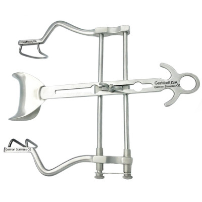 Balfour Abdominal Retractor 7 inch Spread 4 inch Deep Center Blade