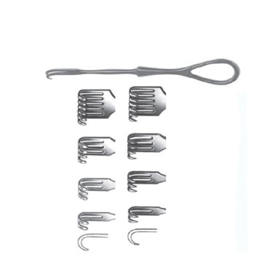 Volkman Finger Retr. 4 1/2 inch Two Sharp Prongs