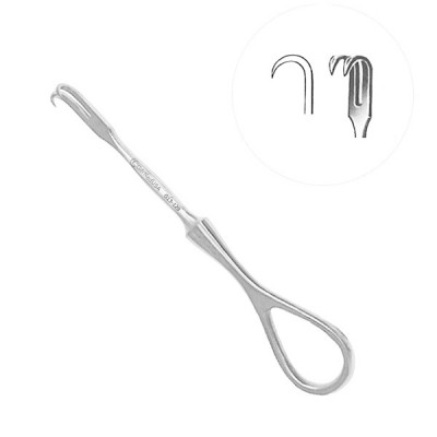 Volkman Finger Retractor 4 1/2 inch Two Sharp Prongs