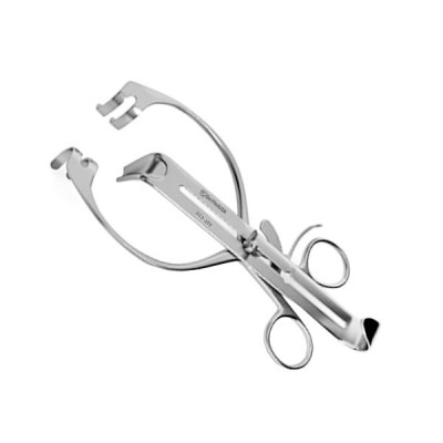 Mayo Adams Retractor 6 3/4 inch With Center Blade and Grip Lock