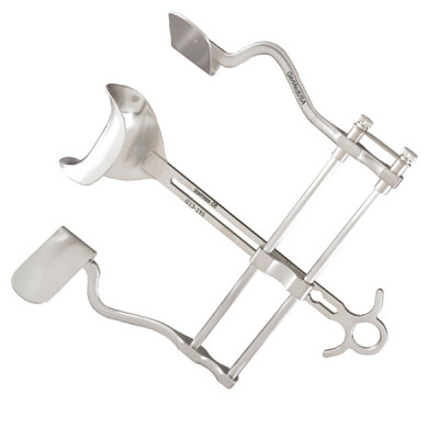 Balfour Abdominal Retractor 7 inch Spread Solid Side Blades