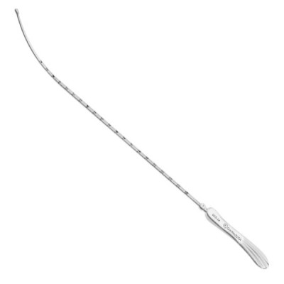 Sims Uterine Sound Silver Plated Plain 12 1/2 inch