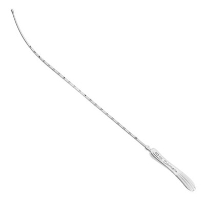 Sims Uterine Sound Silver Plated 12 1/2 inch Graduated In Inches