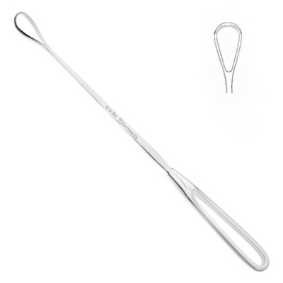 Bumm Uterine Curette Size 12 inch Large Malleable Shanks Sharp No.1