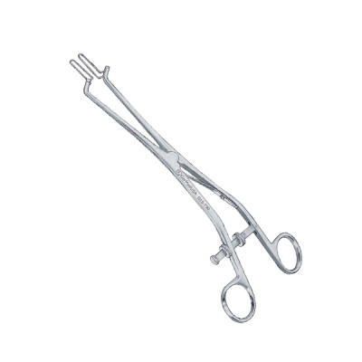 Kogan Endocervical Speculum With Ratchet And Guage Extra Delicate Fenestrated Jaws 3mm wide Tip X