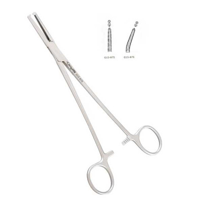 Phaneuf Uterine Artery Forceps Horizontal Serrated Jaws 1x2 Teeth Straight Size 7 inch