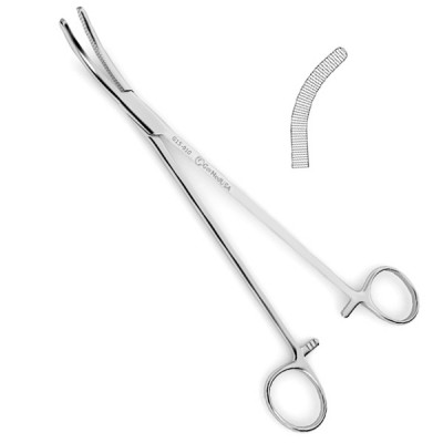 Wertheim Vaginal Forceps Curved 2 inch Jaws Size 9 3/4 inch