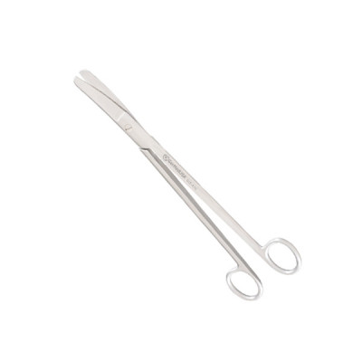 Dubois Decapitation Scissors Curved 10 1/2 inch - Blunt Points Heavy Pattern