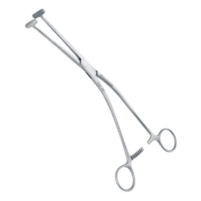 Millin Capsule Holding Forceps Serrated 6x22mm 9 1/2 inch T-shape Jaws