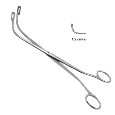 Randall Kidney Forceps 8 1/2 inch With Half Curve