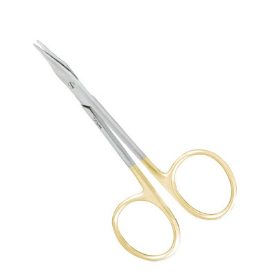 Gradle Scissors 3 3/4 inch Slightly Curved Tungsten Carbide