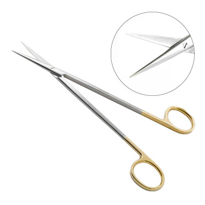 Metzenbaum Scissors Straight 7 inch Sharp Sharp - Tungsten Carbide