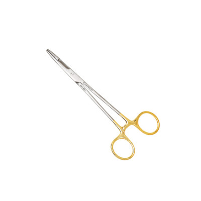 Olsen Hegar Needle Holder with Scissors, 6 1/2 inch, Tungsten Carbide Insert Jaws, Left Hand