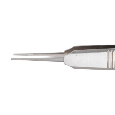 Castroviejo Nähzange 4, 0,5mm, 1x2 Zähne – Hautchirurgische Pinzette