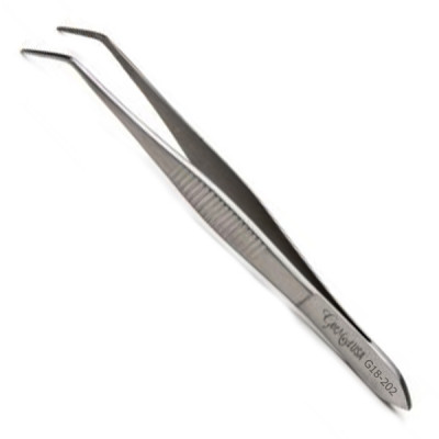 Nugent Utility Forceps 4 1/4 inch Angular Smooth Tips