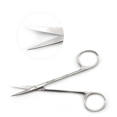 Iris Scissors Curved 4 inch - Sharp Tips