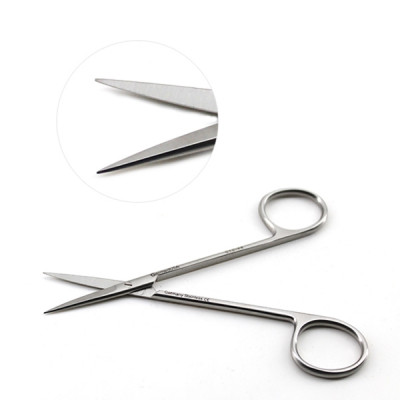 Iris Scissors Straight 4 1/2 inch - Blunt Tips