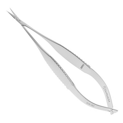 Vannas After Cataract Scissors 3 1/8 inch Angled on Flat