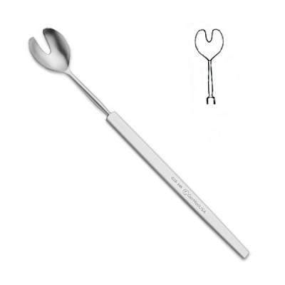 Wells Enucleation Spoon 21mm Cup 6 inch