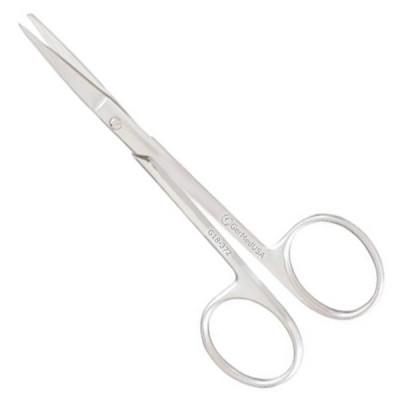 Knapp Iris Scissors Curved  4 inch Sharp Blunt