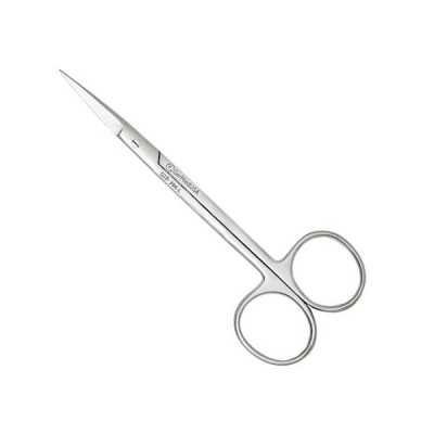 Iris Scissors 3 1/2 inch Curved Blunt Tips Left Hand