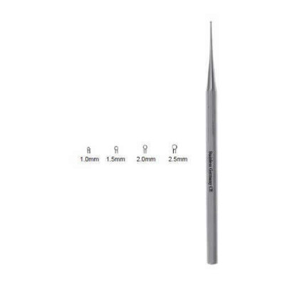 Curette Without Hole 5 1/2 inch, Extra Small, 1mm Diameter