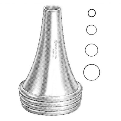 Toynbee Ear Specula Round Chrome Set Of 3