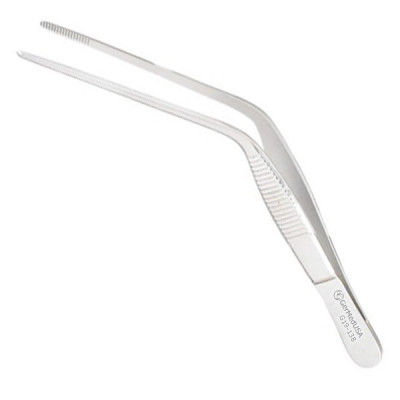 Blake Ear Forceps Delicate 4 1/2 inch Angular Serrated