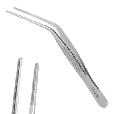 Blake Ear Forceps Delicate 4 1/2 inch Angular Serrated