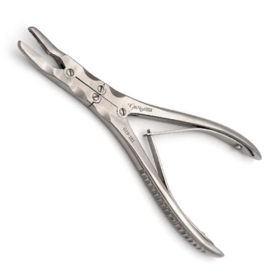 Beyer-Stille Rongeur 7 inch 4x15mm Bite Curved
